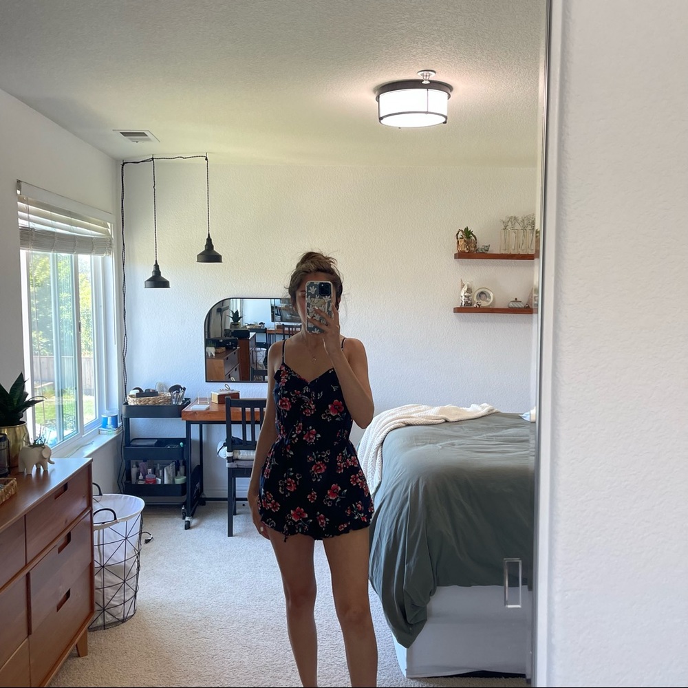 Navy romper